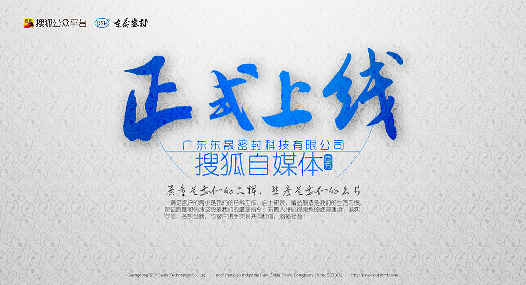 廣東愛密特密封科技有限公司官方搜狐自媒體全面上線啦！歡迎您的到來